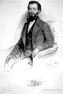 Heinrich Vieuxtemps Litho