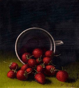 Heinrich Brandes - Erdbeerstillleben