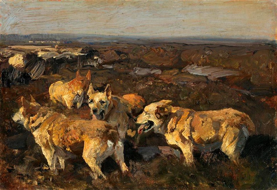 Heinrich von Zügel - Hunde - 8284 - Bavarian State Painting Collections