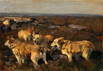 Heinrich von Zügel - Hunde - 8284 - Bavarian State Painting Collections