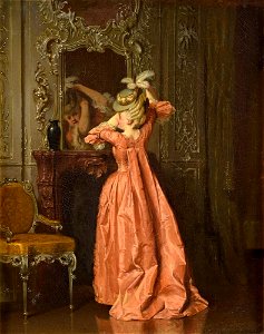 Heinrich Lossow Vor dem Spiegel