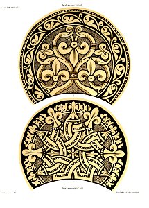 Heiligenkreuz Kreuzgang Glasfenster Rund mit Ausschnitt I
