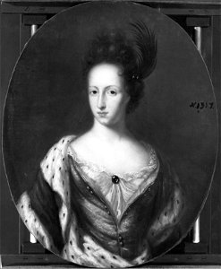 Hedvig Sofia, 1681-1708, prinsessa av Sverige, hertiginna av Holstein-Gottorp - Nationalmuseum - 16055. Free illustration for personal and commercial use.
