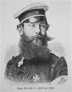 Heinrich Fürst von Pleß. Free illustration for personal and commercial use.