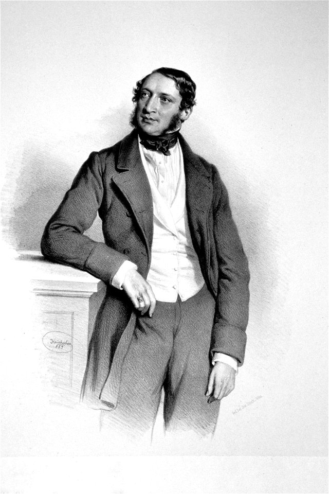 Heinrich Trenck von Tonder Litho