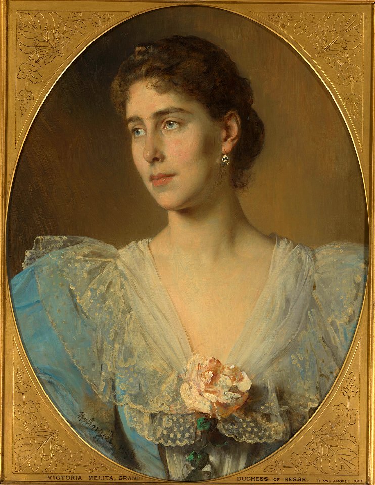 Heinrich von Angeli (1840-1925) - Princess Victoria Melita of Edinburgh, Grand Duchess of Hesse (1876-1936) - RCIN 404568 - Royal Collection