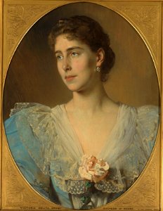 Heinrich von Angeli (1840-1925) - Princess Victoria Melita of Edinburgh, Grand Duchess of Hesse (1876-1936) - RCIN 404568 - Royal Collection
