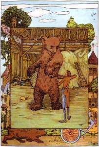 Heinrich Vogeler - Illustration Vom klugen Schneiderlein