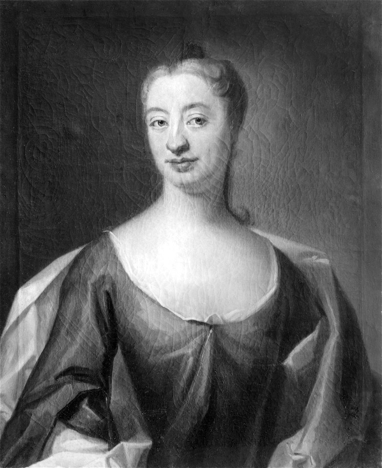 Helena Arnell, 1697-1751, gift Gezelius (Johan Henrik Scheffel) - Nationalmuseum - 15124