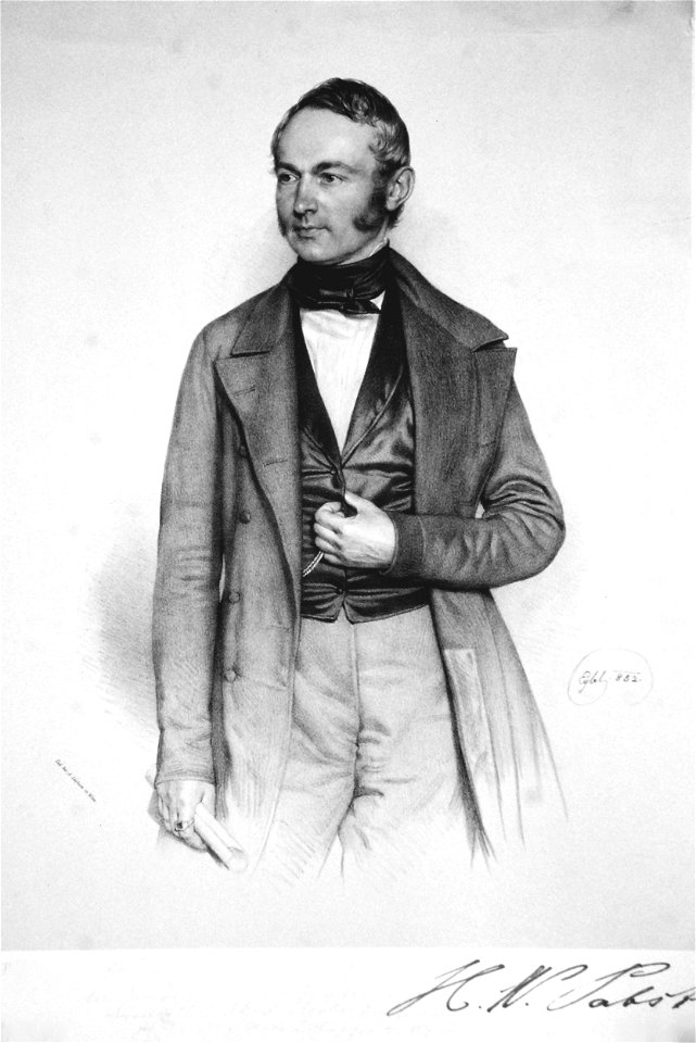 Heinrich Wilhelm Pabst Litho