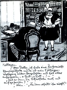 Heinrich Zille Beim Doktor