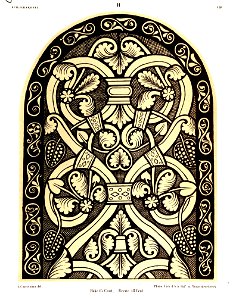 Heiligenkreuz Kreuzgang Glasfenster H