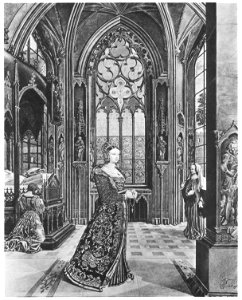 Heinrich von Olivier Frauen in gotischer Kapelle