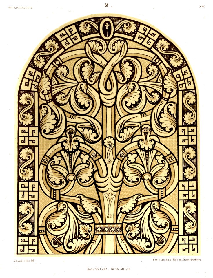 Heiligenkreuz Kreuzgang Glasfenster M