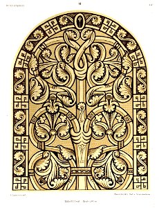 Heiligenkreuz Kreuzgang Glasfenster M