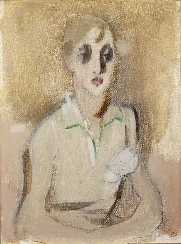 Helene Schjerfbeck - Modern Schoolgirl - A-2002-456 - Finnish National Gallery