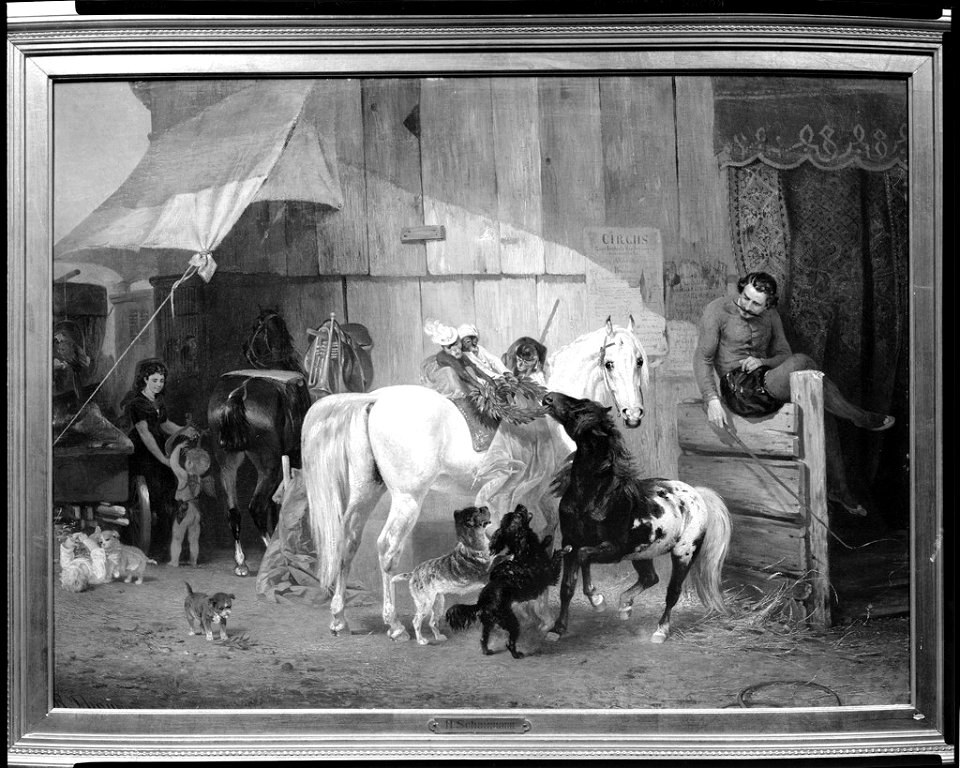 Heinrich Schaumann - Circus Family - BR66.5 - Busch–Reisinger Museum