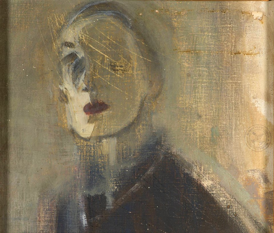 Helene Schjerfbeck - Unfinished Portrait - Free Stock Illustrations |  Creazilla