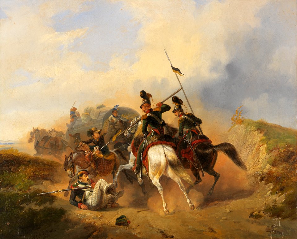 Heinrich Ambros Eckert Überfallszene