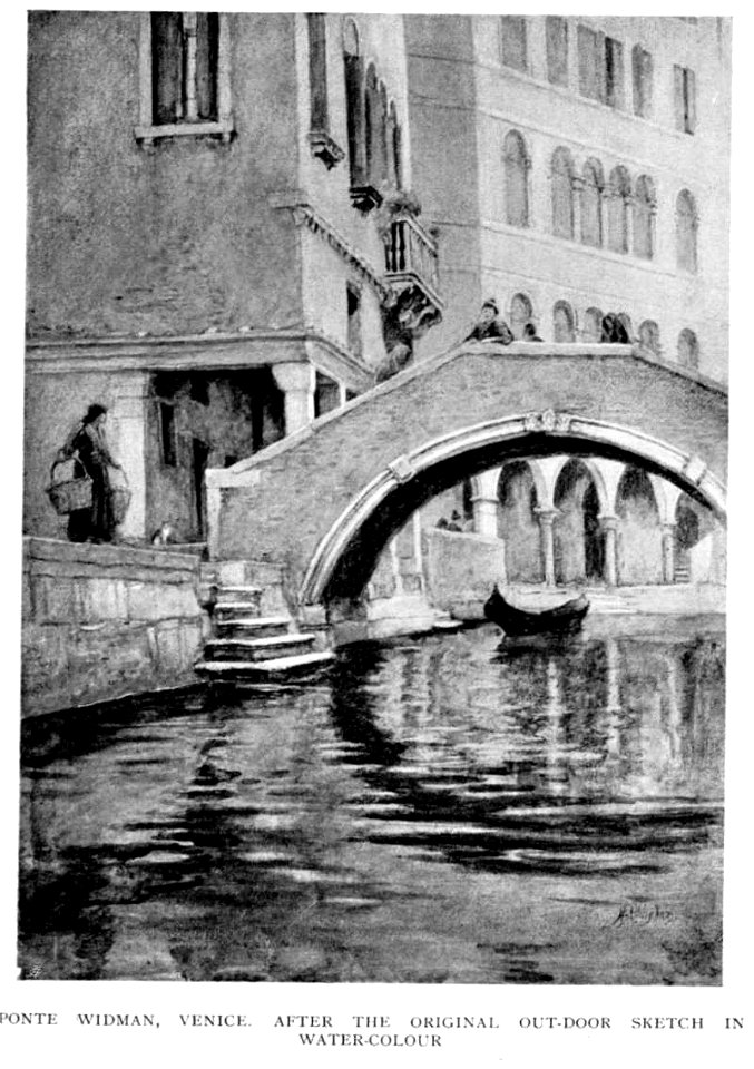 Helen Allingham, R.W.S. - Ponte Widman Venice