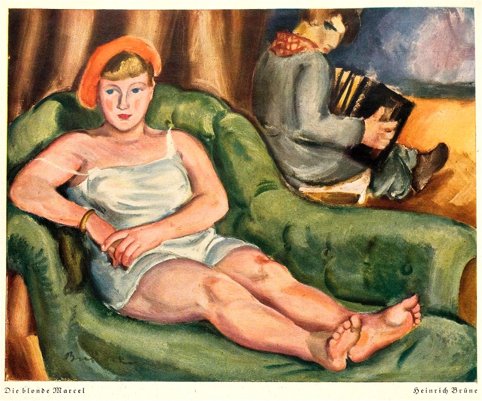 Heinrich Brüne - Die blonde Marcel, 1929