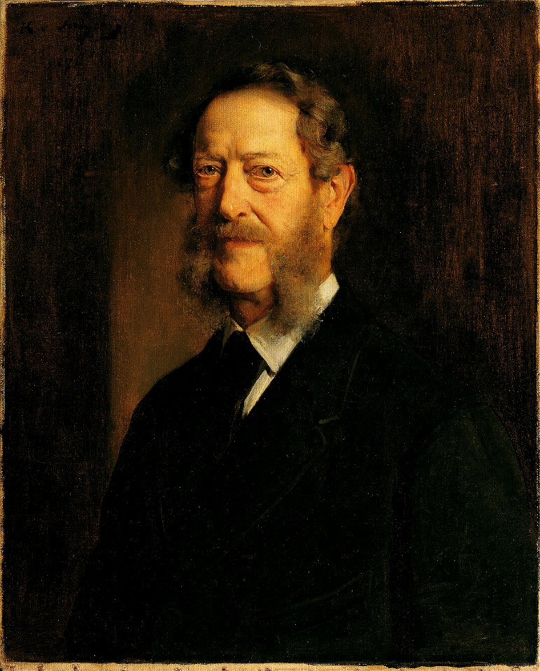 Heinrich von Angeli - Der Dichter Anastasius Grün (alias Anton Alexander Graf von Auersperg) - 124 - Österreichische Galerie Belvedere