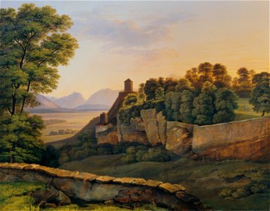 Heinrich Reinhold - Der Mönchsberg bei Salzburg - 2526 - Österreichische Galerie Belvedere