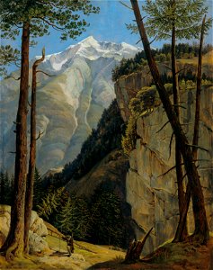 Heinrich Reinhold - Der Watzmann vom Wimbachtal aus - 2524 - Österreichische Galerie Belvedere
