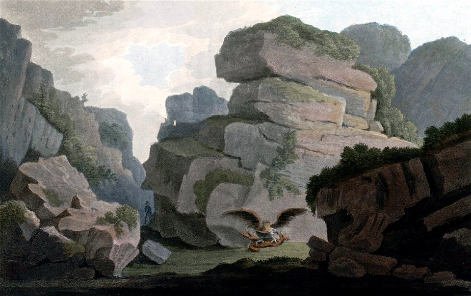 Heliesund, a Pass between the Rocks (JW Edy plate 07)