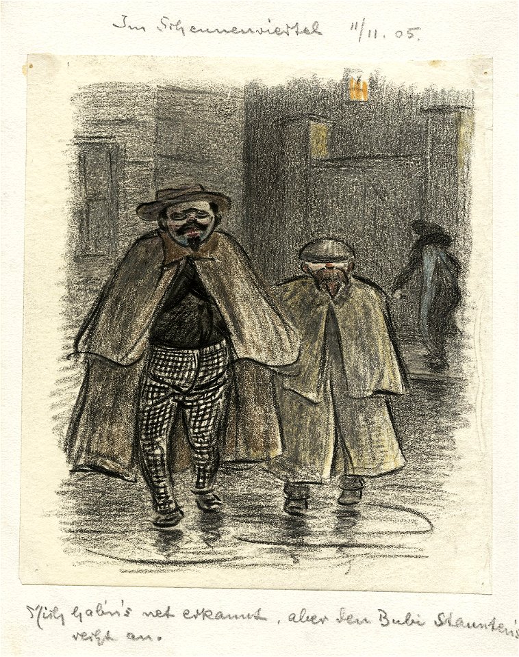 Heinrich Zille Im Scheunenviertel 1905