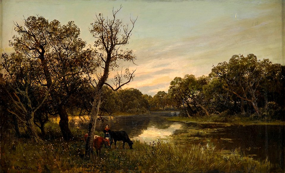 Heinrich Deiters Flusslandschaft