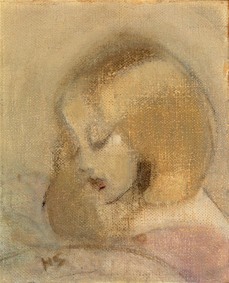 Helene Schjerfbeck - Annuli Reading - A-2005-132 - Finnish National Gallery