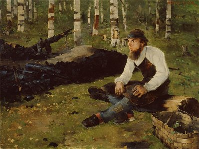 Helene Schjerfbeck - Charcoal Burner