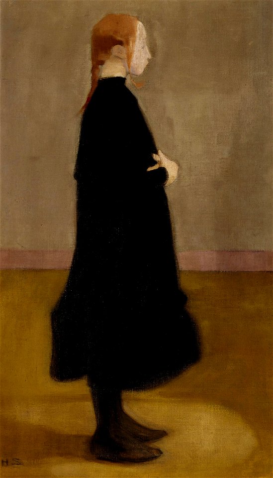 Helene Schjerfbeck - The School Girl II (1908)