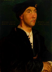 Helene Schjerfbeck - Copy of Holbein's painting Sir Richard Southwell - A II 939 - Finnish National Gallery