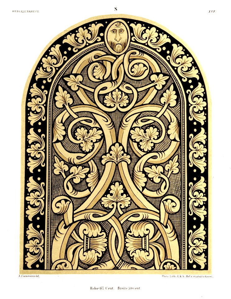 Heiligenkreuz Kreuzgang Glasfenster S