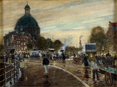 Heinrich Hermanns Amsterdam am Abend