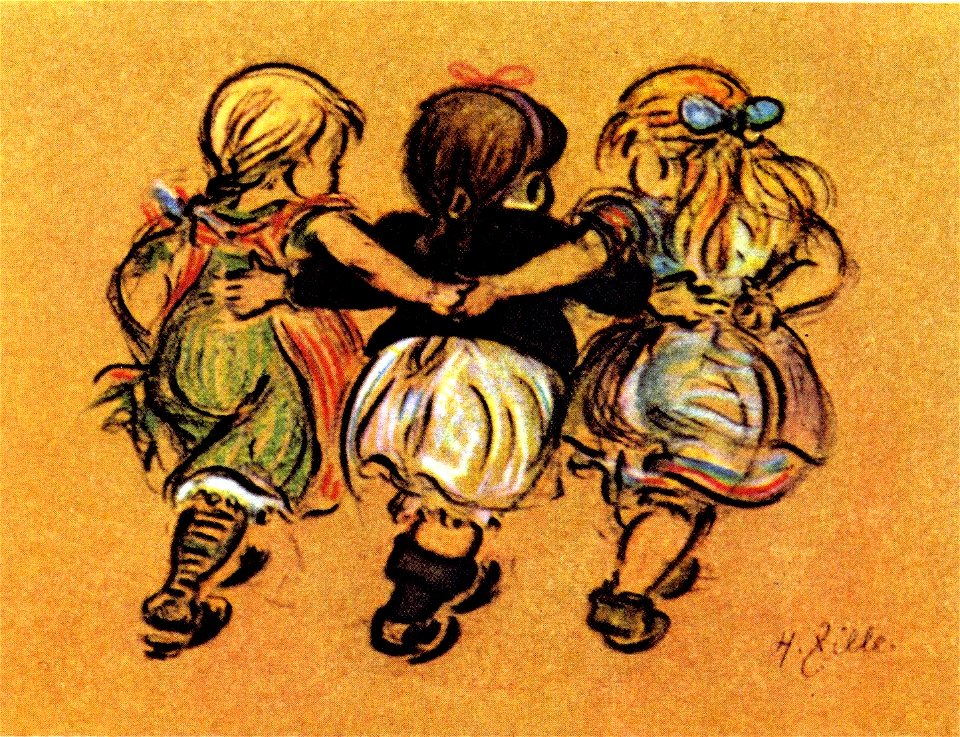 Heinrich Zille drei Kinder