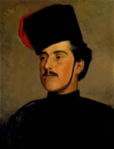 Helene Schjerfbeck - The Cossack (The Beautiful Cossack) - A-2005-137 - Finnish National Gallery