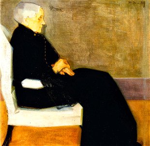 Helene Schjerfbeck - Äitini (Min mor) 1909