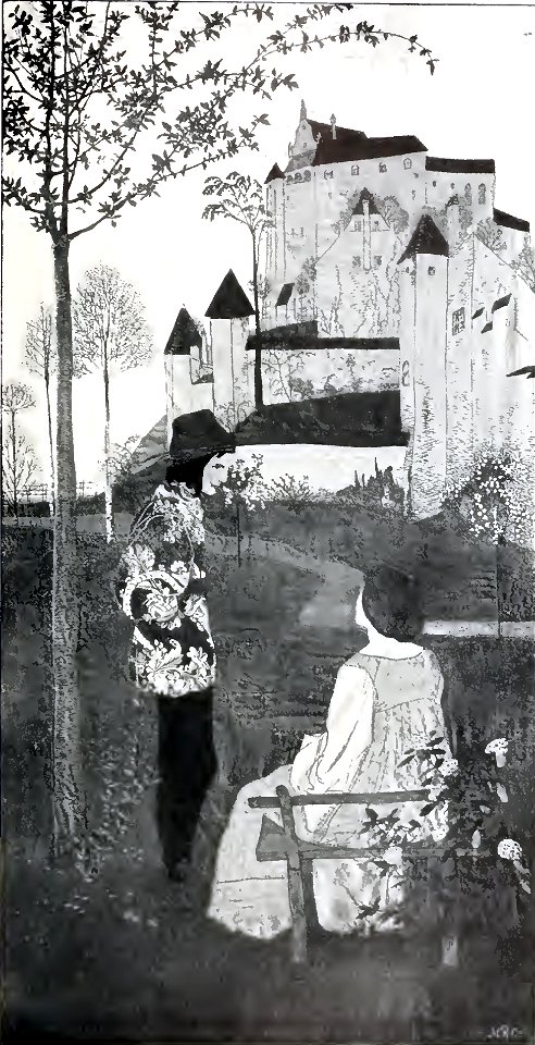 Heinrich Vogeler Wandteppich in Deutsche Kunst und Dekoration, Band 4, S. 321 1899
