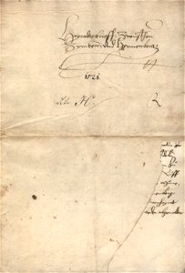 Heiratsbrief Gottfried Werner von Zimmern Apollonia von Henneberg 1521 img01
