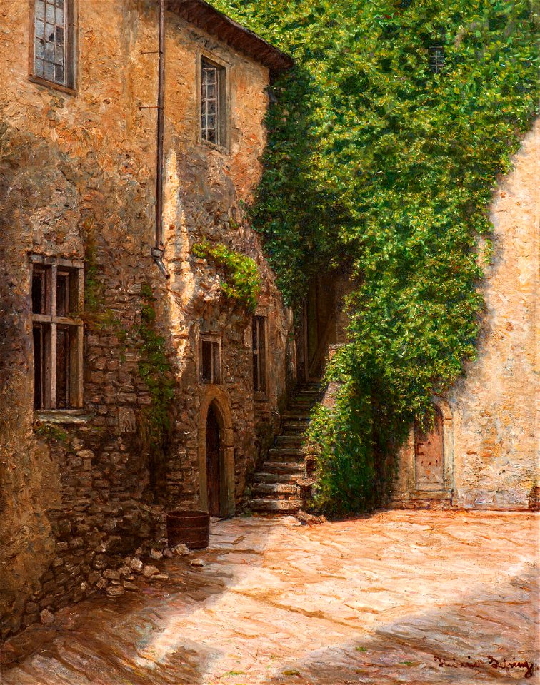 Heinrich Lessing Der Innenhof