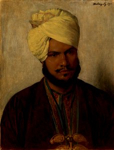 Heinrich von Angeli (1840-1925) - The Munshi Abdul Karim (1863-1909) - RCIN 406915 - Royal Collection