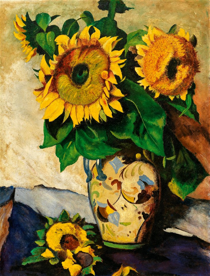 Heinrich Nauen Sonnenblumen