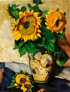 Heinrich Nauen Sonnenblumen