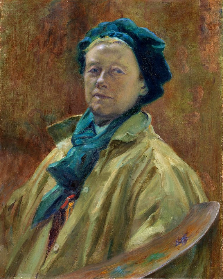 Helen Mabel Trevor - Self-Portrait - NGI502