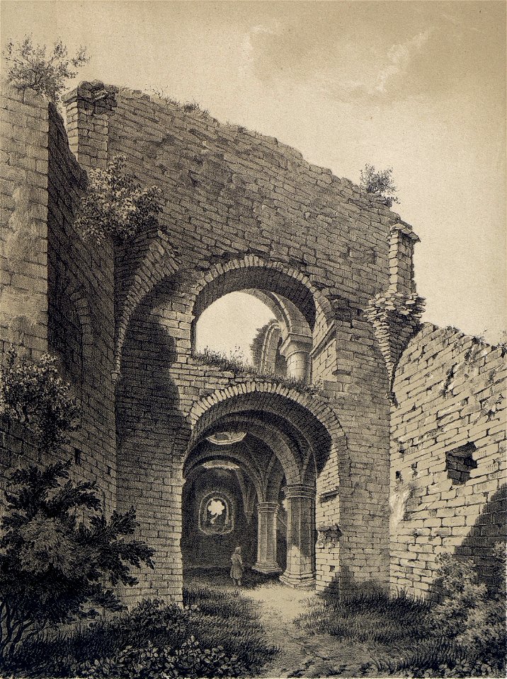Helig Ands kyrkan – P A Säve 1858 (cropped)