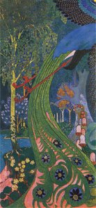 Heinrich Vogeler Melusine Tritychon c1910 img01