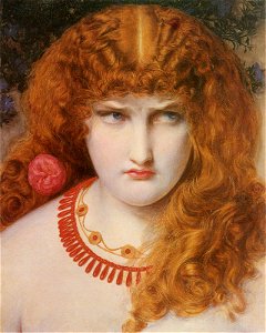 Helen of Troy - Anthony Frederick Augustus Sandys. Free illustration for personal and commercial use.